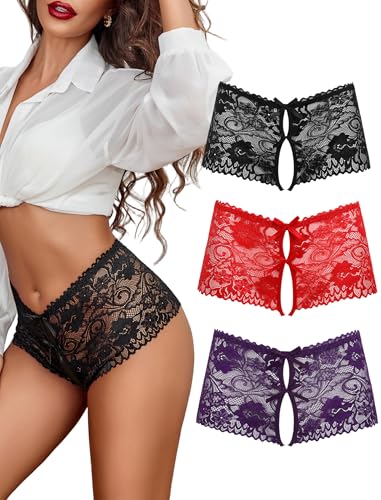Culotte sexy en dentelle haute pour sublimer vos soirées