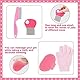 MIAOZ Kaninchen Pflege Set mit Nagelknipser und Trimmer Haustier Haarentferner Lang und Feile, Floh Kamm, Shampoo Badebürste für Hasen Welpen Kätzchen Meerschweinchen Frettchen kleine Tiere (rosa)