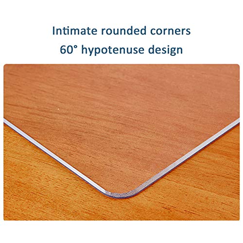 Nappe transparente 2mm mate imperméable pour meuble et tapis de sol plastique - 4