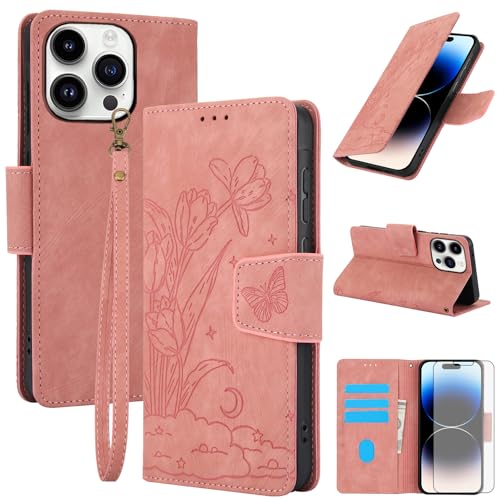 Coque iPhone 14 Pro 5G compatible i-Phone 14Pro 6,1 pouces avec porte-carte