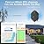 TV Antenna Indoor 2026 for Local Channels, Antenna for Smart TV 360° Reception, Digital Antenna for Long Range Reception and All Smart/Old TVs, Supports 4K 1080P HD VHF UHF