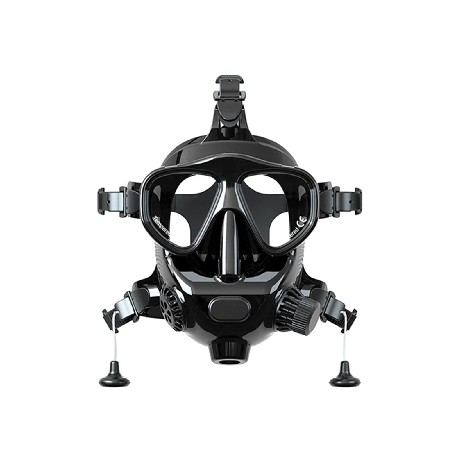 Portable Dive Cylinder, Diving Mask Snorkeling Full Face Anti Fog Underwater Breathing Set Swimming Equipment