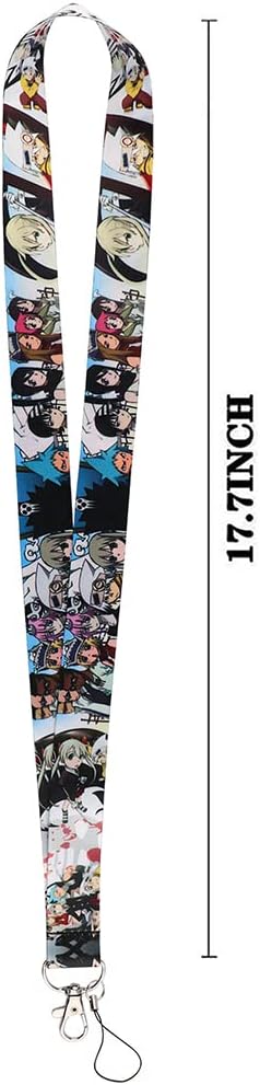 Pinstant Soul Eater Anime Manga 17.7" Neck Lanyard Keychain Holder ID Badge Mobile Phone Pin Strap - Image 2