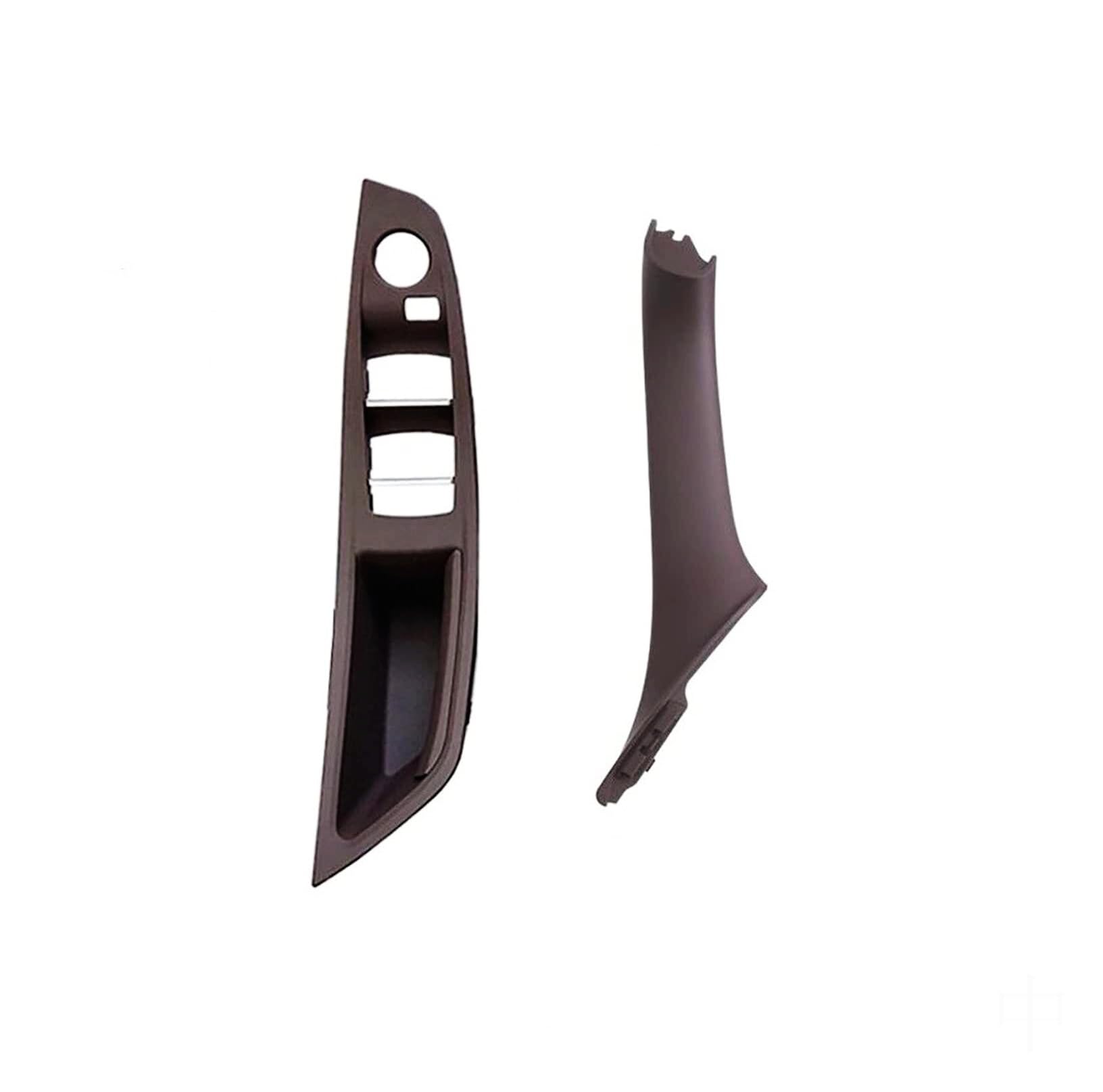 BLBNEZBZTY for BMW for F10 F11 F18 2010-2017 LHD Inner Door Handle Interior Door Handle Covers(Moka Lhd 2pcs)