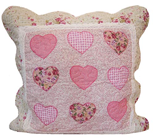 Shabby Chic Vintage, copricuscino patchwork con