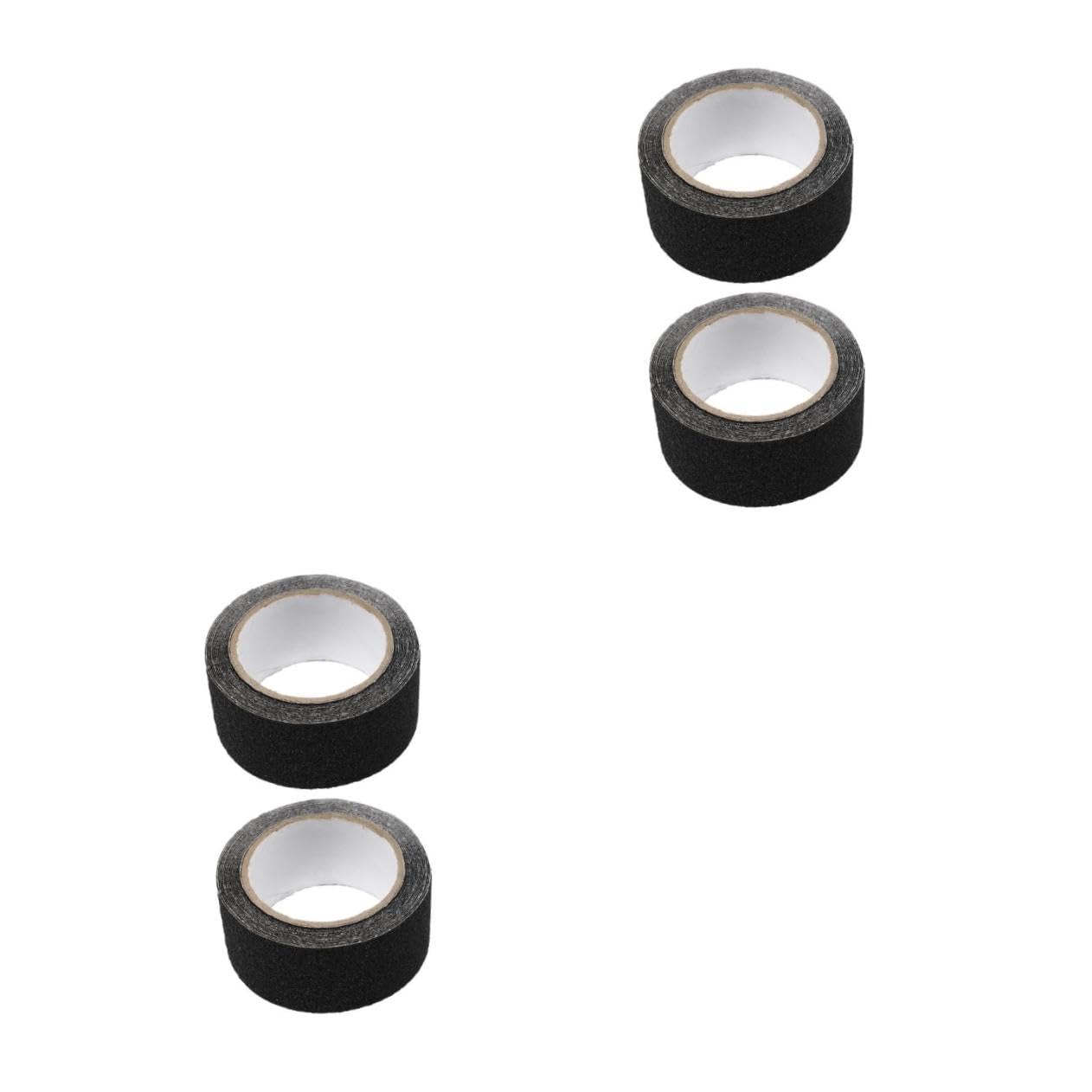 PRETYZOOM 2 Set Nastro Antiscivolo Strisce Adesive Per Scale Alta Trazione Facile Da Resistente All Usura Nero 2 * 2