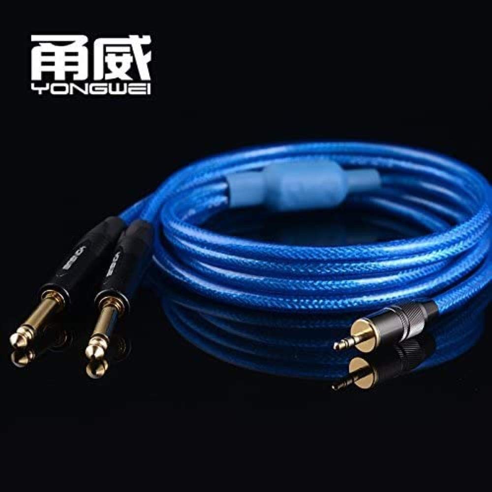 3.5 do Dual 6.5 Kabel audio Sophomore Core 6.35 Jeden punkt Dwa Komputerowy Wzmacniacz Telefon Komputerowy Linia Mixer Najwyższa jakość dźwięku (Size : 1M)