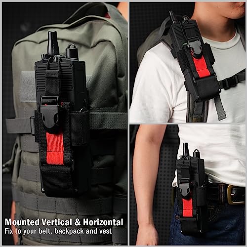 VIPERADE Walkie Talkie Bag, MOLLE Radio Holder - Image 2