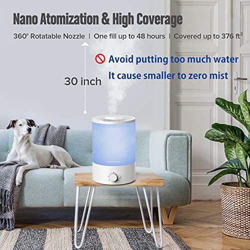 MEGAWISE Healthy Top-Refill Cool Mist Humidifiers for Bedroom SK7620 UITRASONIC HUMIDIFIER の商品画像 2