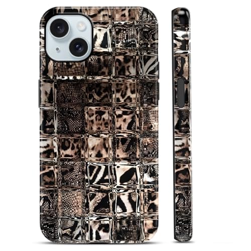 Coque iPhone 15 imprimé guépard idéale pour un style urbain cool