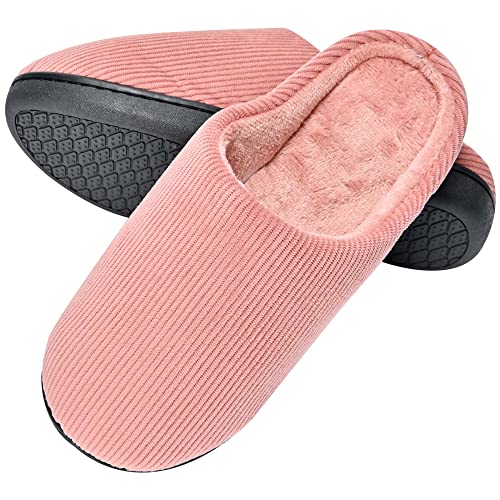 LAVRA Mens Womens Slippers Memory Foam Slipper Cozy Indoor Outdoor House Shoes Anti-Skid Rubber Sole Casual Home Shoes2