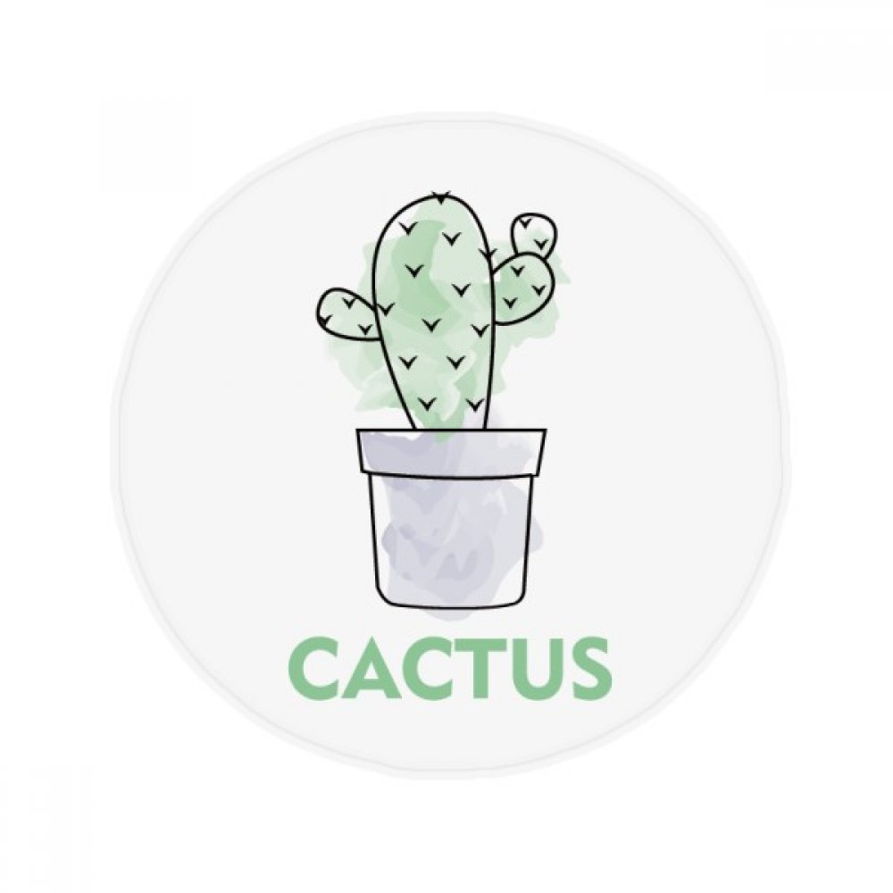 Tapis de sol aquarelle cactus pour sécuriser la cuisine et décorer votre salle de bain