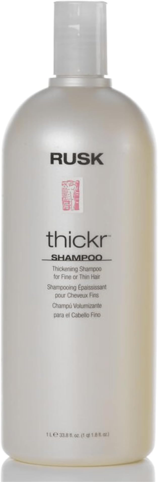 RUSK Designer Collection Thickr Thickening Shampoo, Plumps Up the Cuticle to Increase Strength, Lift and Texture, Leaves Hair with Soft and Manageable 33.8 Fl Oz (Pack of 1)