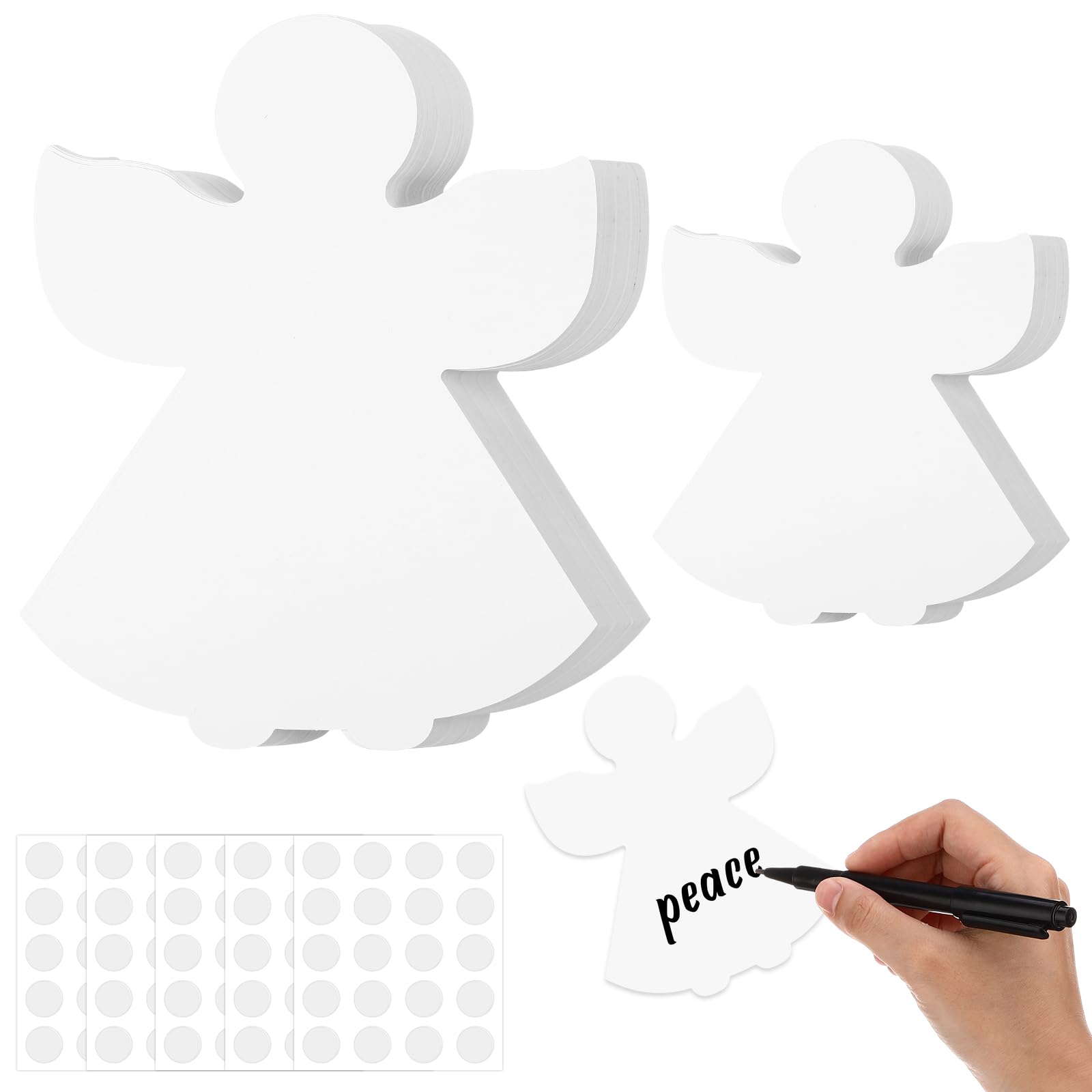 Harloon 100 Pcs Paper Cutout 5.5\" 3.5\" Classroom Bulletin Board Accents...