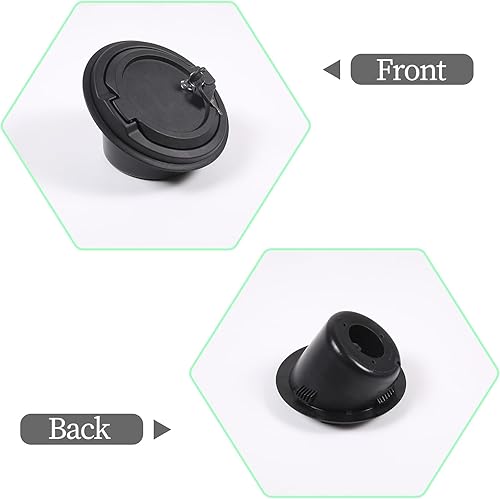 Miniatura 6 de Bloqueo de puerta de combustible para Hummer H2 2003-2009, accesorios exteriores, tapa de depósito de gasolina Billet con bloqueo de puerta de