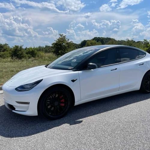 Satin Black Pillar Wrap for Tesla Y