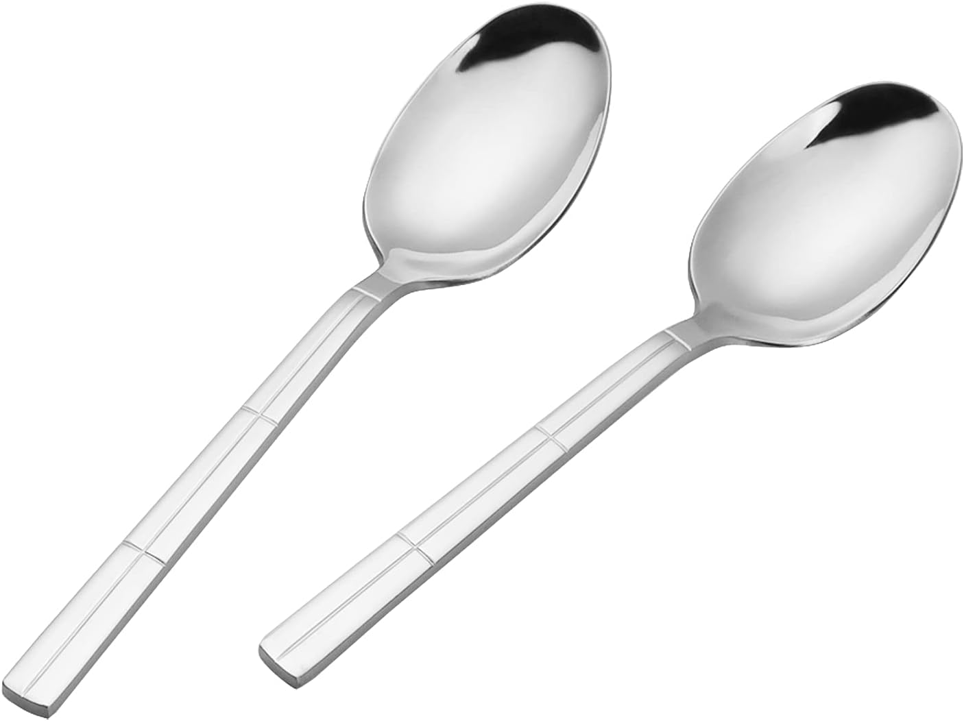 Minekkyes 8Piece Stainless Steel Buffet Serving Spoon, Large Table