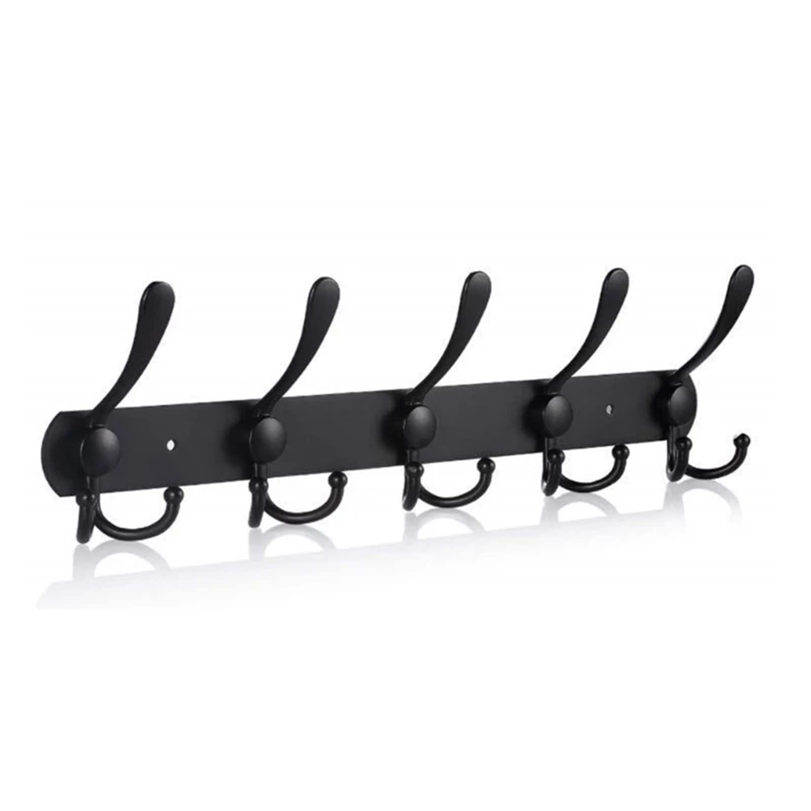 YLFKWLHRW Towel Hooks Wall Mounted 5 Hooks Wall-Mounted Bathroom Hook Rack Bedroom for Bathroom Door Kitchen