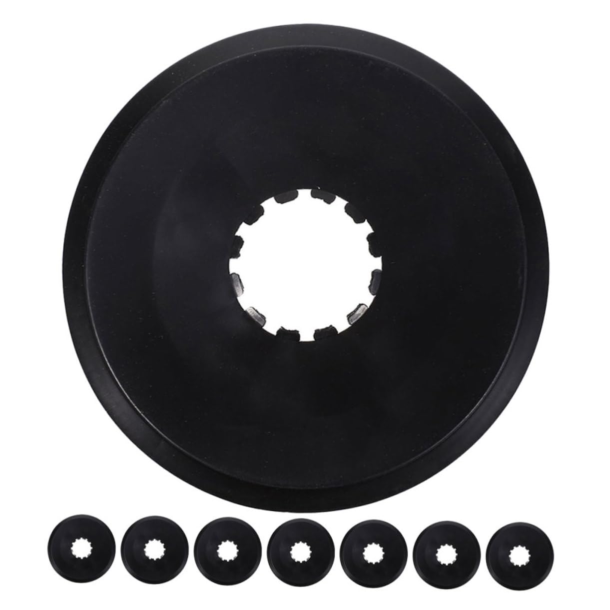 Hemoton 8Pcs Bicycle Chain Protector Guard Durable Material Mountain Bike Derailleur Sprocket Shield for Protection Versatile Bike Accessory