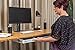 Uprite Ergo Under Desk Long Fit Pen & Pencil Drawer & Slim Organizer for Height Adjustable Desks (White, 33 x 9.5)