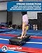 Tumbl Trak Spotting Booster Block Gymnastics Mat, Red, 48 in x 18 in x 8