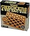 Cardinal Games Wood Checkers & Tic Tac Toe - 2 Sided Game Board and Pieces, multi color, basic pack (6029785)