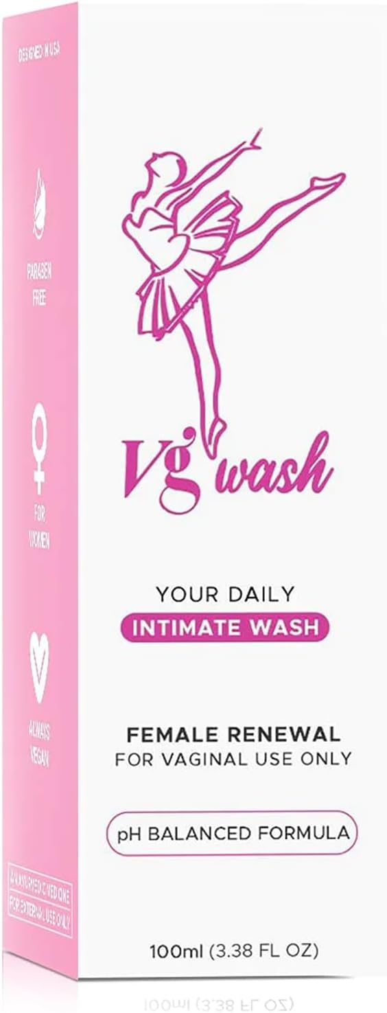 Vg Wash Intimate Wash for Women | Gentle pH‑Balanced Foaming Cleanser | Daily Freshness & Comfort | Paraben Free | Suitable for All Skin Types | 100 ml