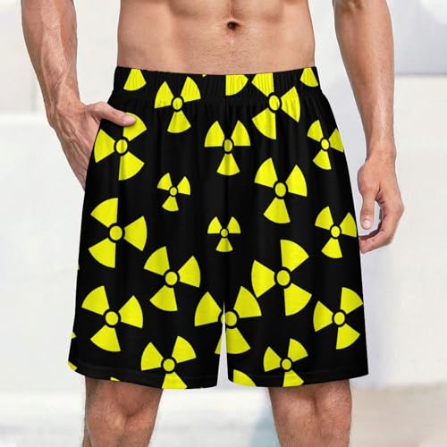 Nuclear Radiation Men's Lounge Shorts Pajama Bottom Sleep Pants Loungewear Swimming Trunks2