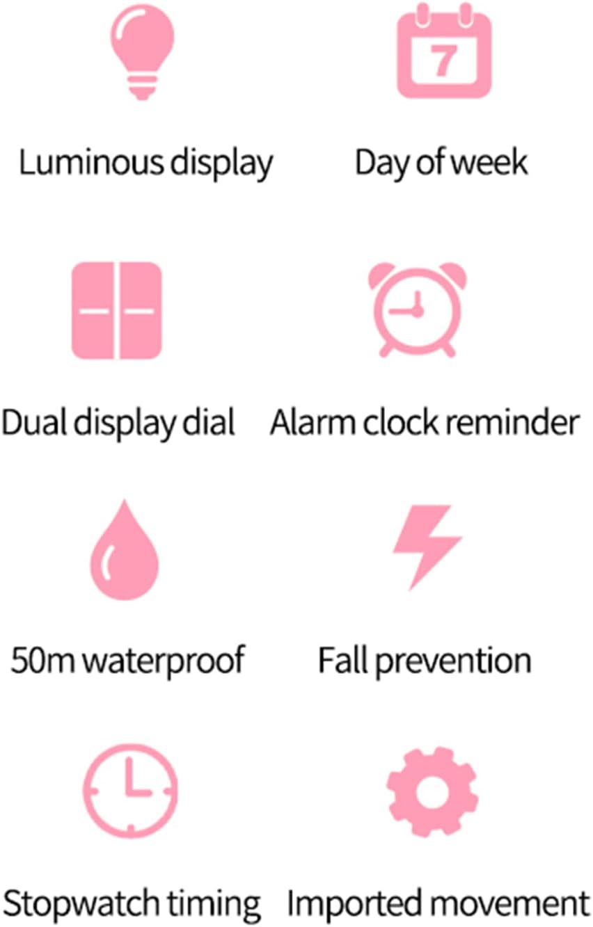 Unisex Analog Digital Outdoor Sports Watch Military Tactics Multi Function LED Electronic Large Waterproof Watch Candy Color Student Wrist Watch