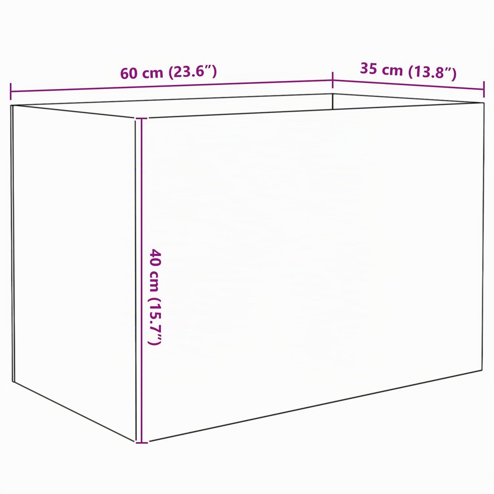 vidaXL Aquarium mit Speicher Transparent 60 x 35 x 40 cm Glas