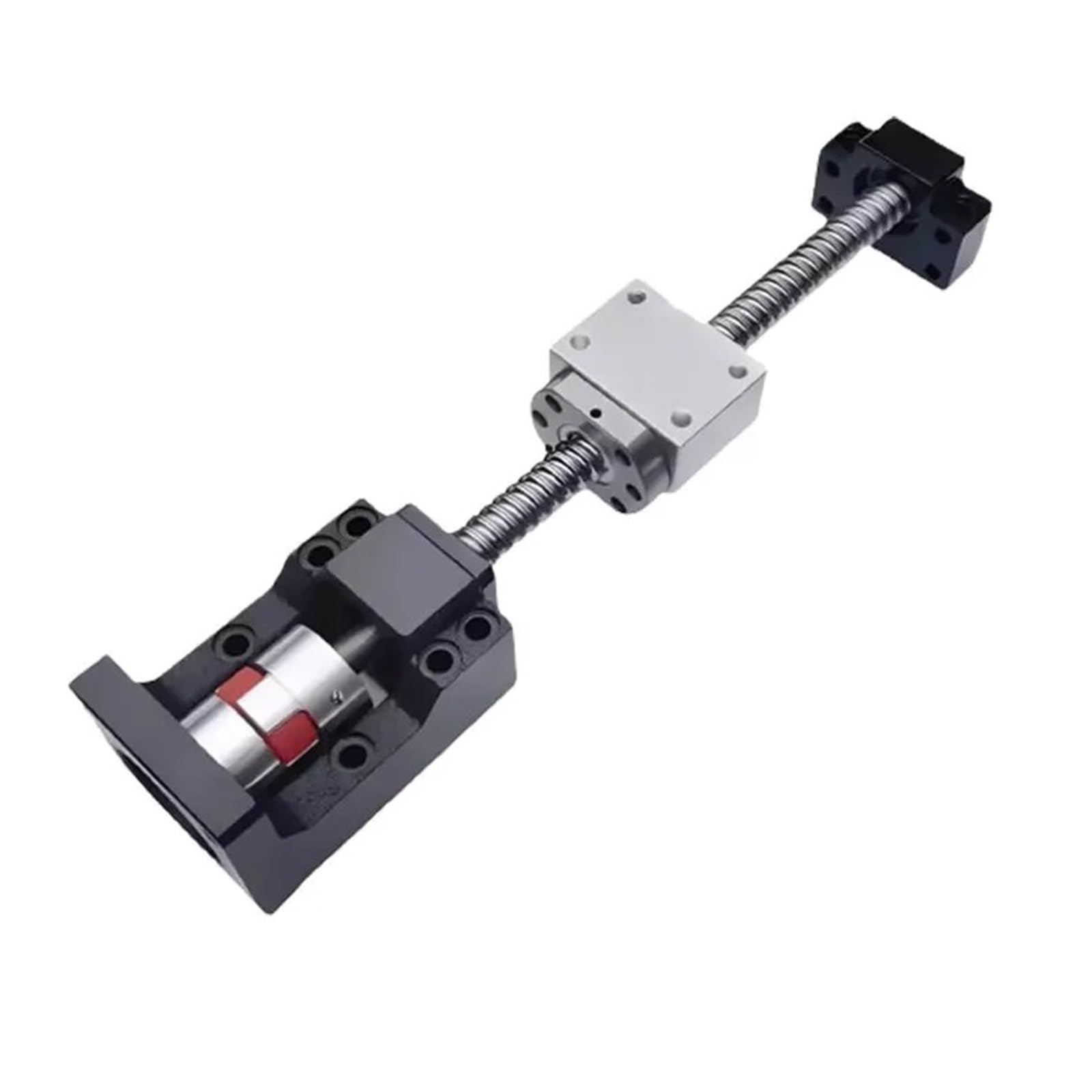 Metal Ball Screw nut end Processing Engraving Machine Accessorie ? SFU2510 200mm-1000mm Left Hand Ball Screw Kits and HM20-86 C7+BF20 End Support Kits(1000mm)