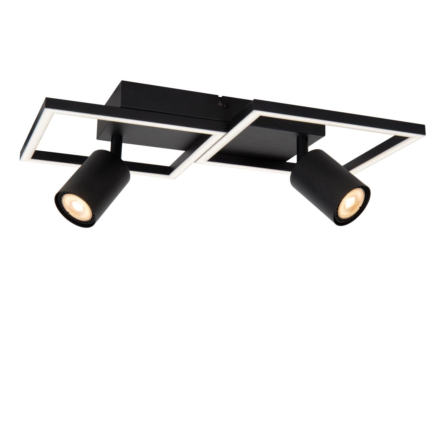 LUCIDE ARIANNE - Lámpara de techo - LED - 2xGU10 - Negro
