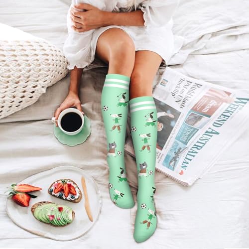 Image of Bluemaple 6 Pack Copper Compression Socks for Women and Men Circulation-Best Support for Medical, Running,Nursing,Athletic