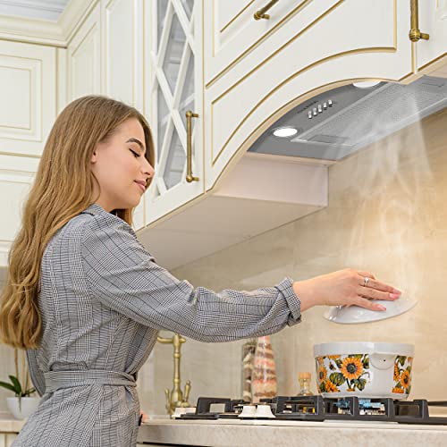 CIARRA-CBCS5913A-Campana-Extractora-Encastrable-Evacuacion-al-exterior-y-Recirculacion-interna-por-Filtro-de-Carbono-CBCF005-Ancho-52-cm-Capacidad-300-mh-Acero-Inoxidable