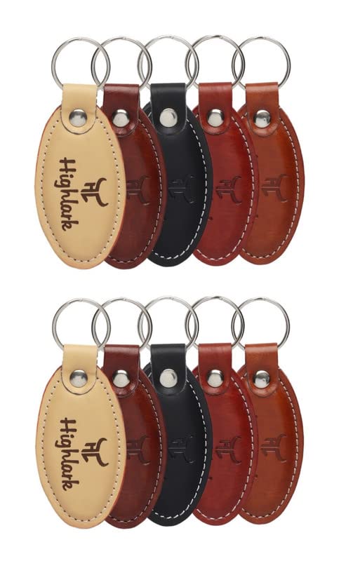 Image of Signature Leather Finish Keychain for Men & Women | Durable Metal Key Holder for Car and Bike Keys | Elegant Everyday Accessory