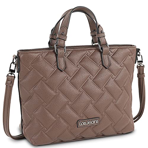 Lois - Borsa Shopper Donna, Borsa Tote Donna, Borse Donna, Borsa Tote, Borsa Marrone Scuro Donna - Eleganza E Funzionalità