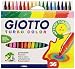 Produktbild Giotto 0716 00 - Turbo Color Faserschreiber Kartonetui mit Hängelasche 36 sortierte Farben