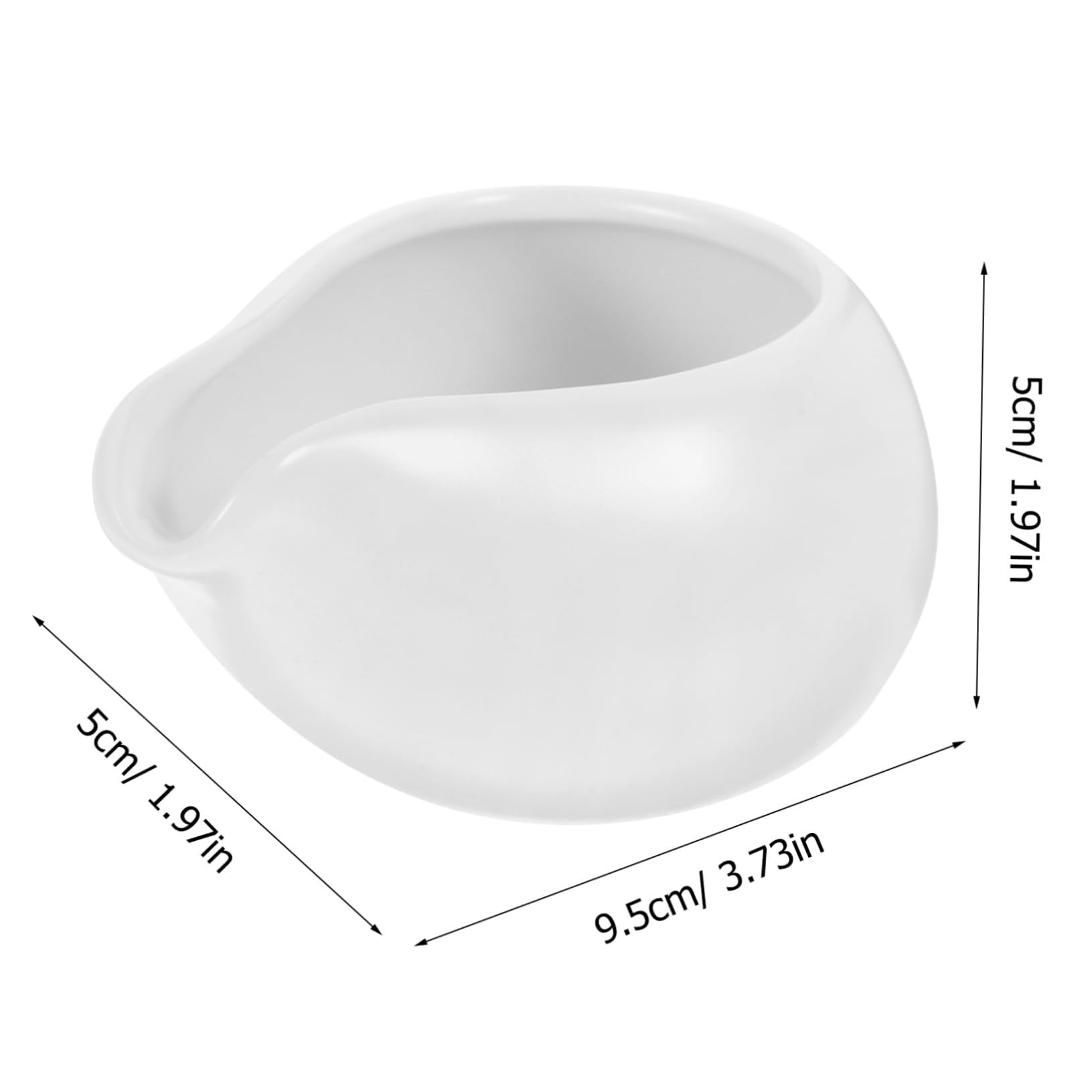 Cabilock Coffee Coffee Syrup Dispenser Condiment Server Condensed Milk Sauce Jug Honey Pitcher Creamer Packets Coffee Milk Dispenser Coffee Mug Coffee Milk Kettle White Ceramics