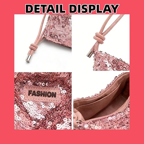 Bolso Tote para Mujer con Correa Ajustable Rosa miniatura 5