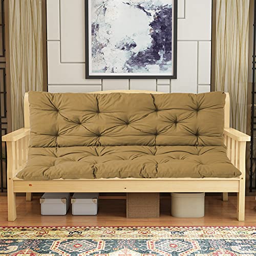 Coussin de siège inclinable pour banc de jardin et dossier de balancelle 120x100 cm