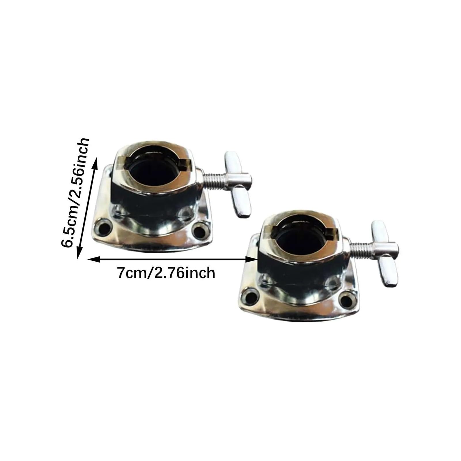2 Stück Trommelhalterung, Bass-Tom-Zubehör