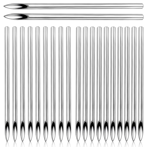 20 pcs aiguille piercing cathéter hybride, aiguille piercing 14g 16g aiguille piercing oreille jetable acier inoxydable nasale la lèvre et du sourcil nombril