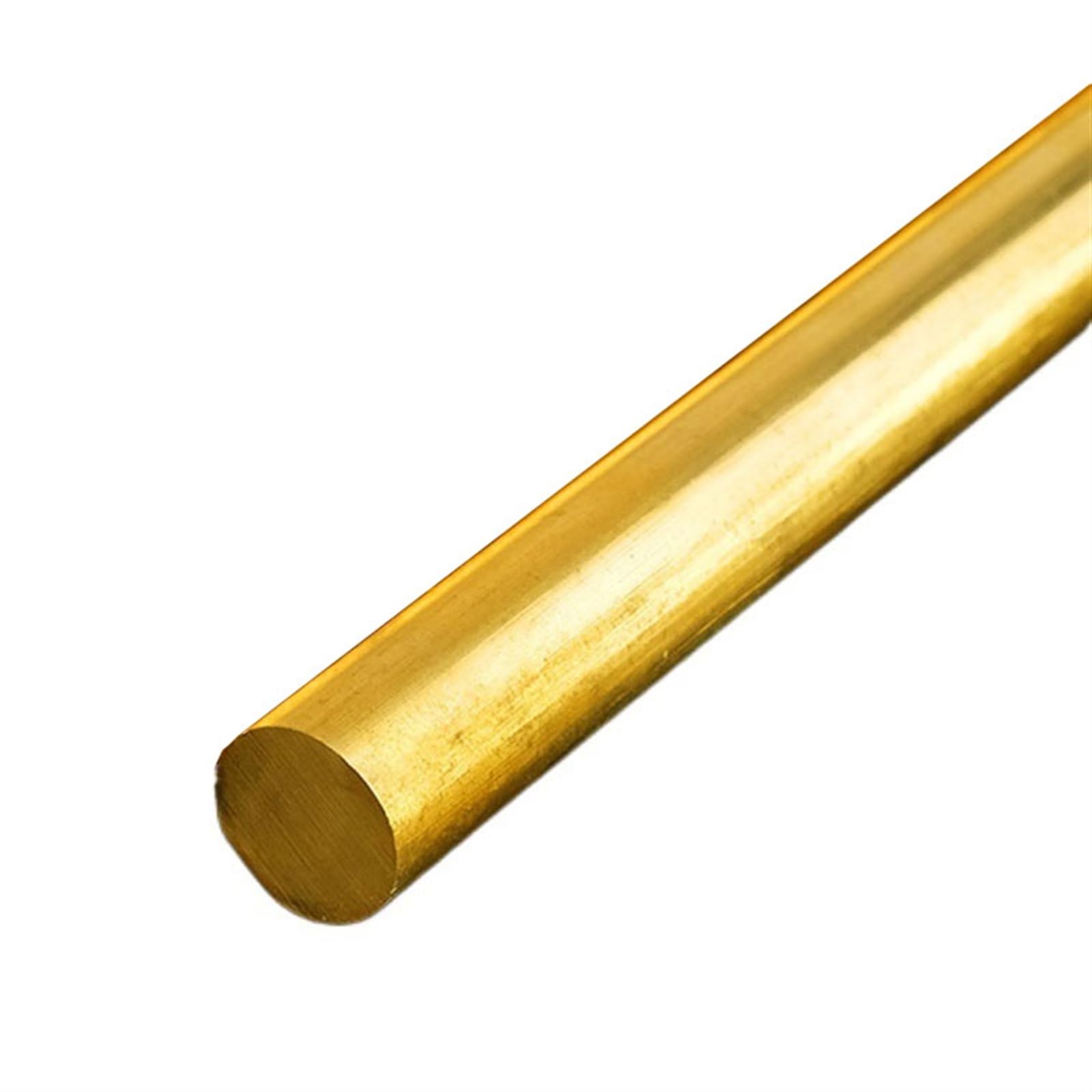 Des barres rondes de bronze, Tige ronde en laiton H62, longueur 500 mm, diamètre 3 mm à 18 mm(9.5x500mm)