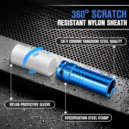Llave neumática de vaso hexagonal para quitar tornillos de neumáticos 3