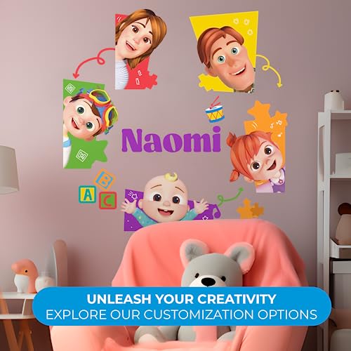 Vinilo Decorativo Personalizado CoComelon EGD para Pared miniatura 2