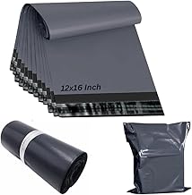 50, Mailing Bags 12x16 Self Seal Grey Mailing Bags | Plastic Postage Bags, Parcel Bags | Postage Bags for Clothes | Tear Proof Delivery & Packaging Bags