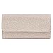Naimo Flap Dazzling Small Clutch Bag Evening Bag With Detachable Chain (Champagne)