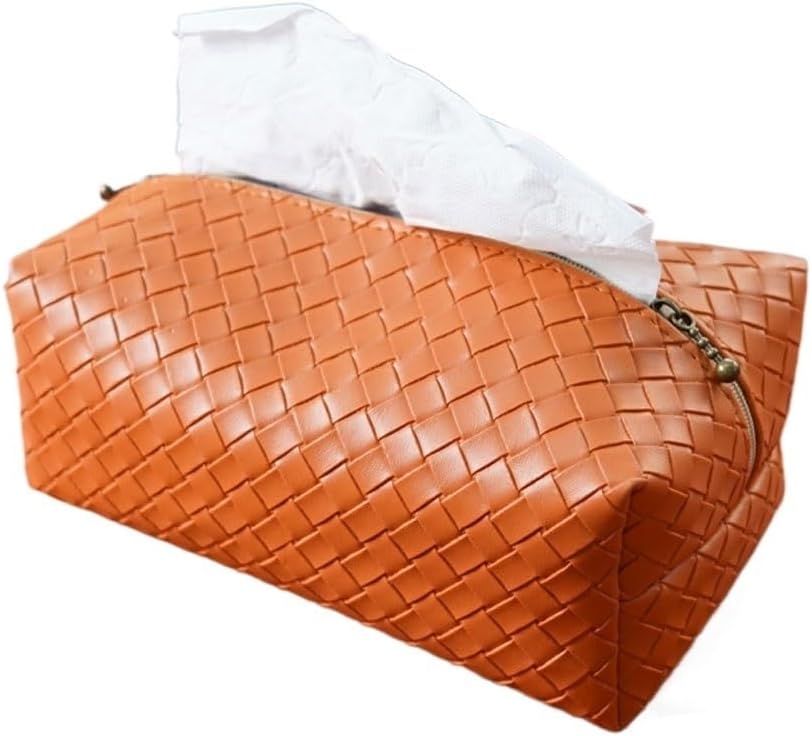 Tissue Paper Box Creative Car Tissue Box Cover Leather Seat Car Hanging Car Armrest Box Multifunctional Car Tissue Container Bulk Tissues Boxes