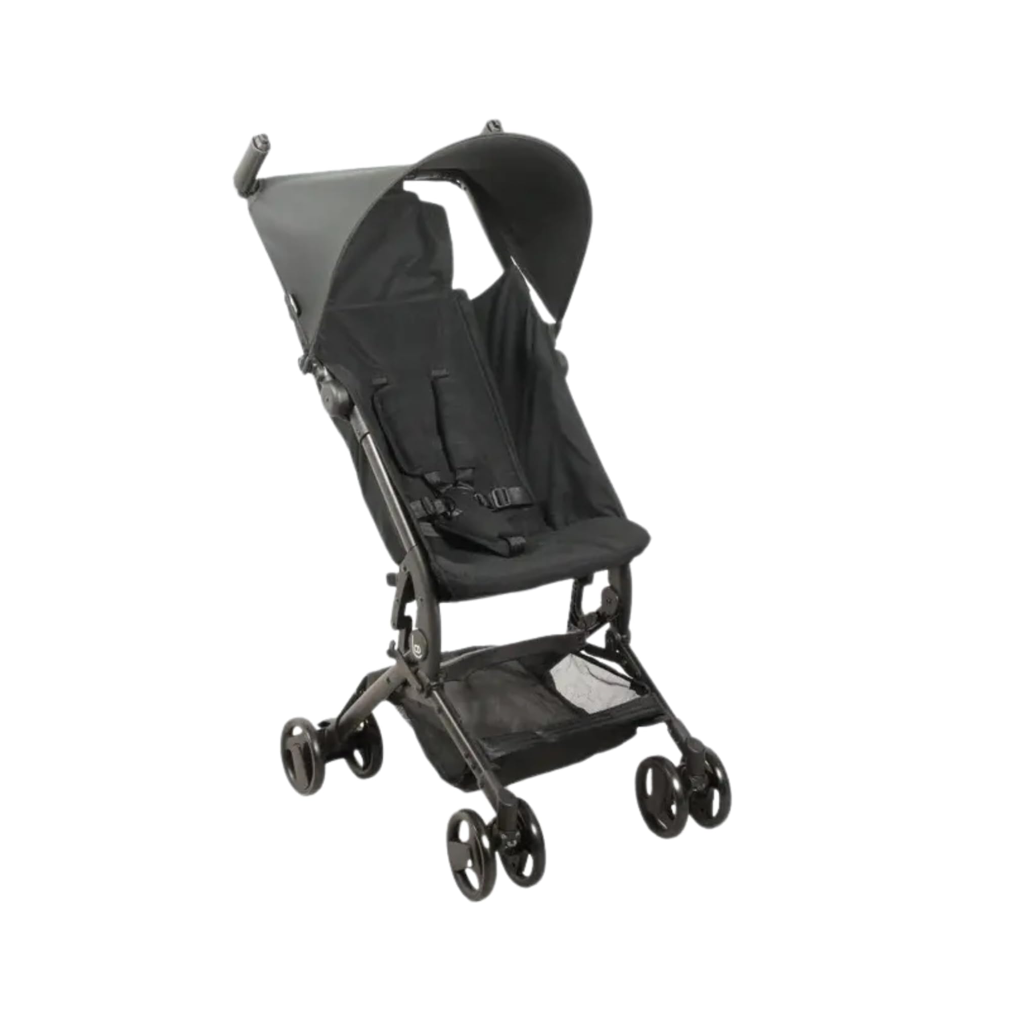 Looping Squizz mini - Wózek miejski z okazji narodzin dziecka - Ultra kompaktowy składany wózek transportowy, zadaszenie | Czarny