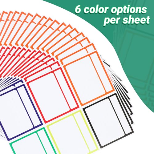 120 Stück Umzugsetiketten 9,5 x 10,5 cm-selbstklebende Beschriftungsetiketten-ideal für Büro, Küche und...